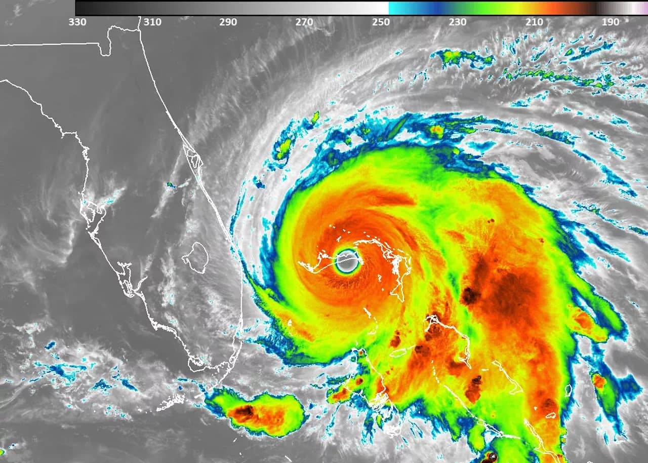 With a weather map like this, you know there will soon be storm-damaged boats on the market. Imagery by NOAA.