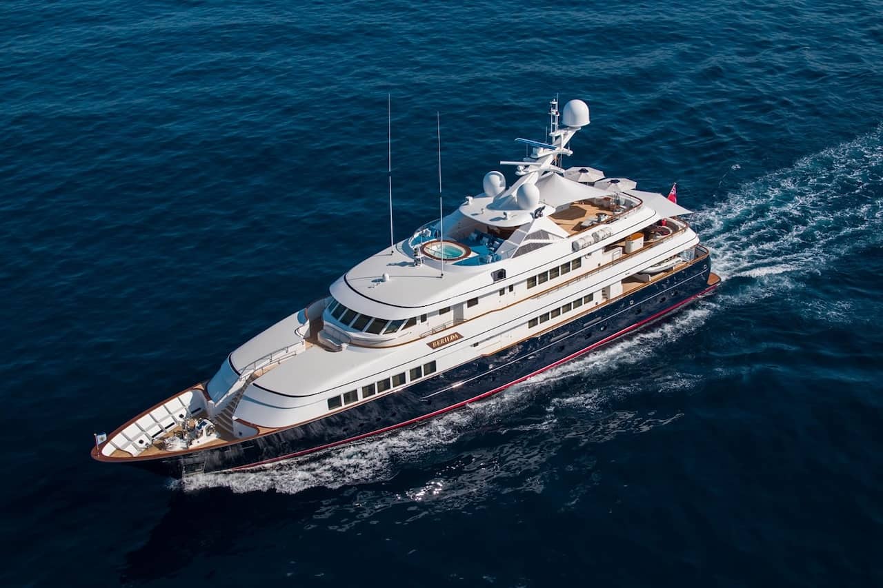 Berilda is a 155-foot Feadship built in the Netherlands in 2001 and offers world-cruising capabilities