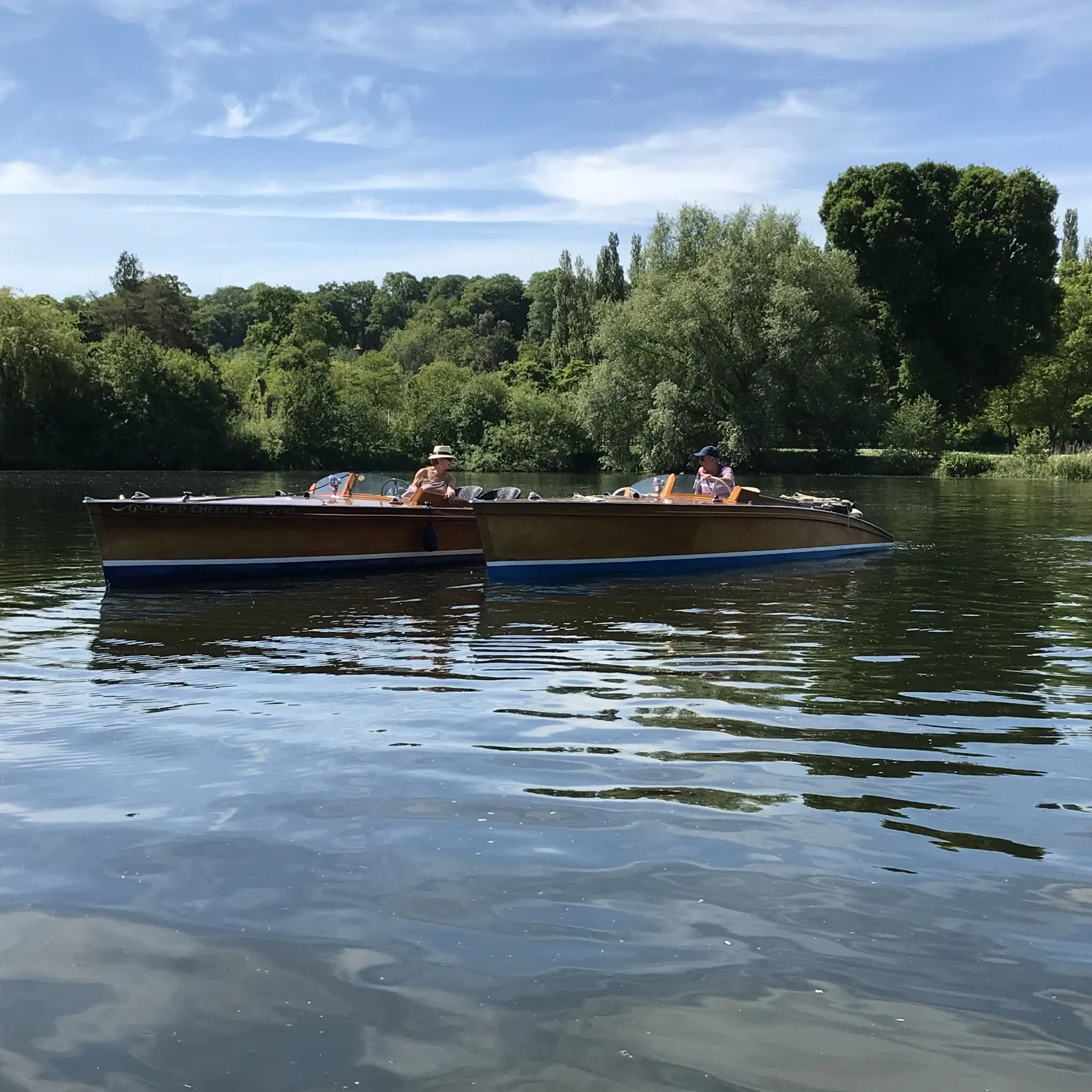 1959 Andrews slipper stern launch