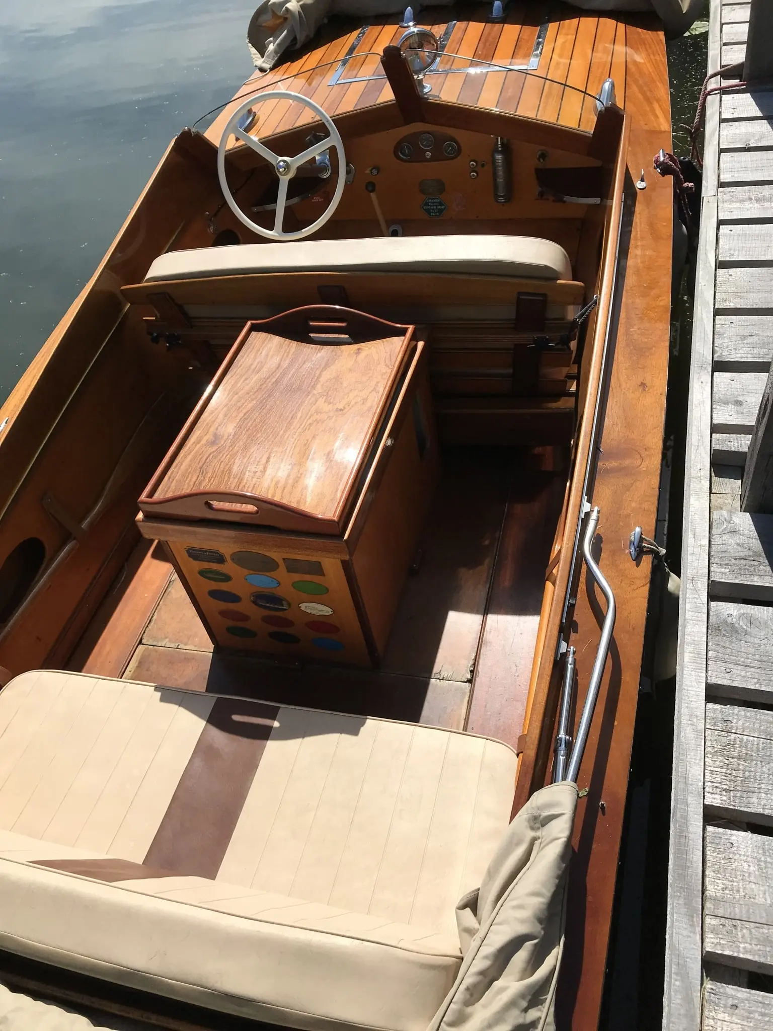 1959 Andrews slipper stern launch