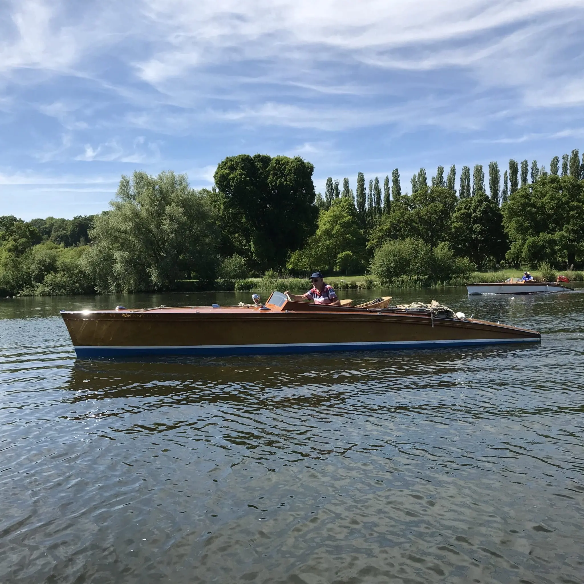 1959 Andrews slipper stern launch