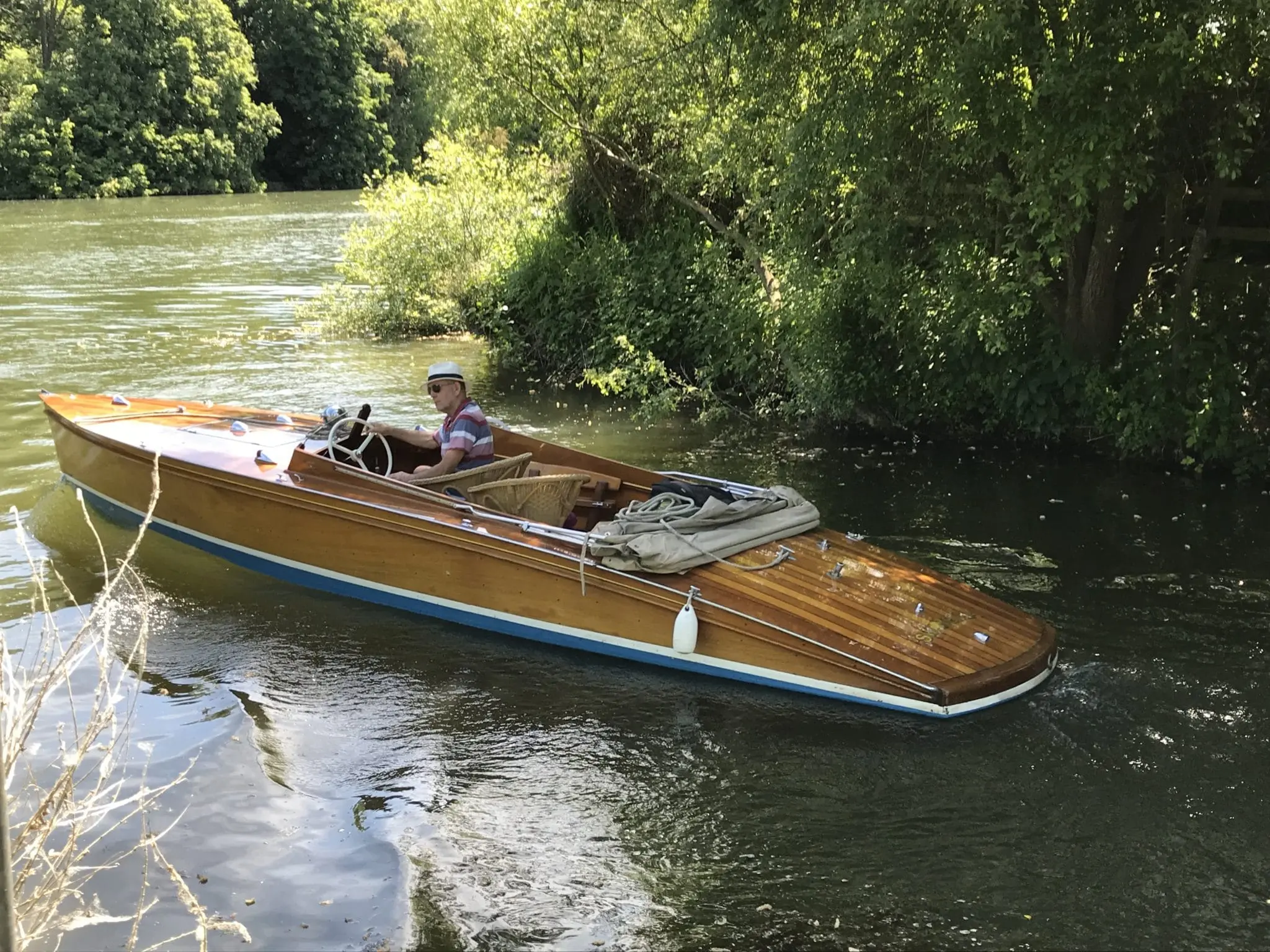 1959 Andrews slipper stern launch