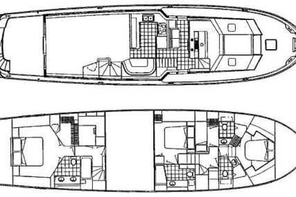 Hatteras 74 Sport Deck Motor Yacht