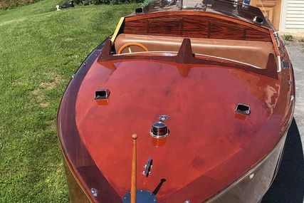 Custom Boats Runabout Speedboat 21' Gentleman's Mahogany