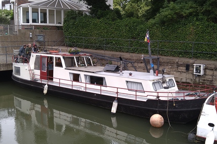 Dutch barge from 1900s Medium sized Dutch barge