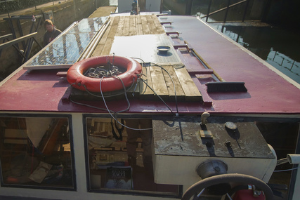 Dutch barge from 1900s Medium sized Dutch barge