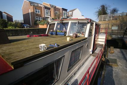 Dutch barge from 1900s Medium sized Dutch barge