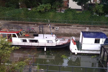 Dutch barge from 1900s Medium sized Dutch barge