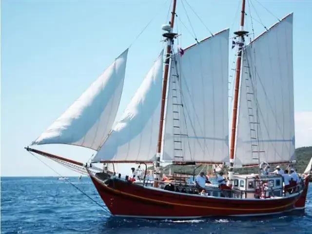 Greek Traditional Gaff Rigged Schooner