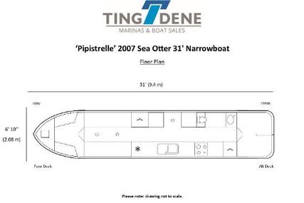 Sea Otter sailboats 31' Narrowboat