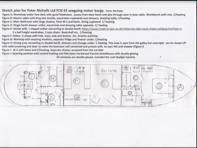 Peter Nicholls yachtbuilders Ltd FCN seagoing barge
