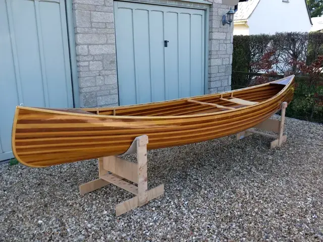 Custom Boats Prospector Wooden Canadian Canoe