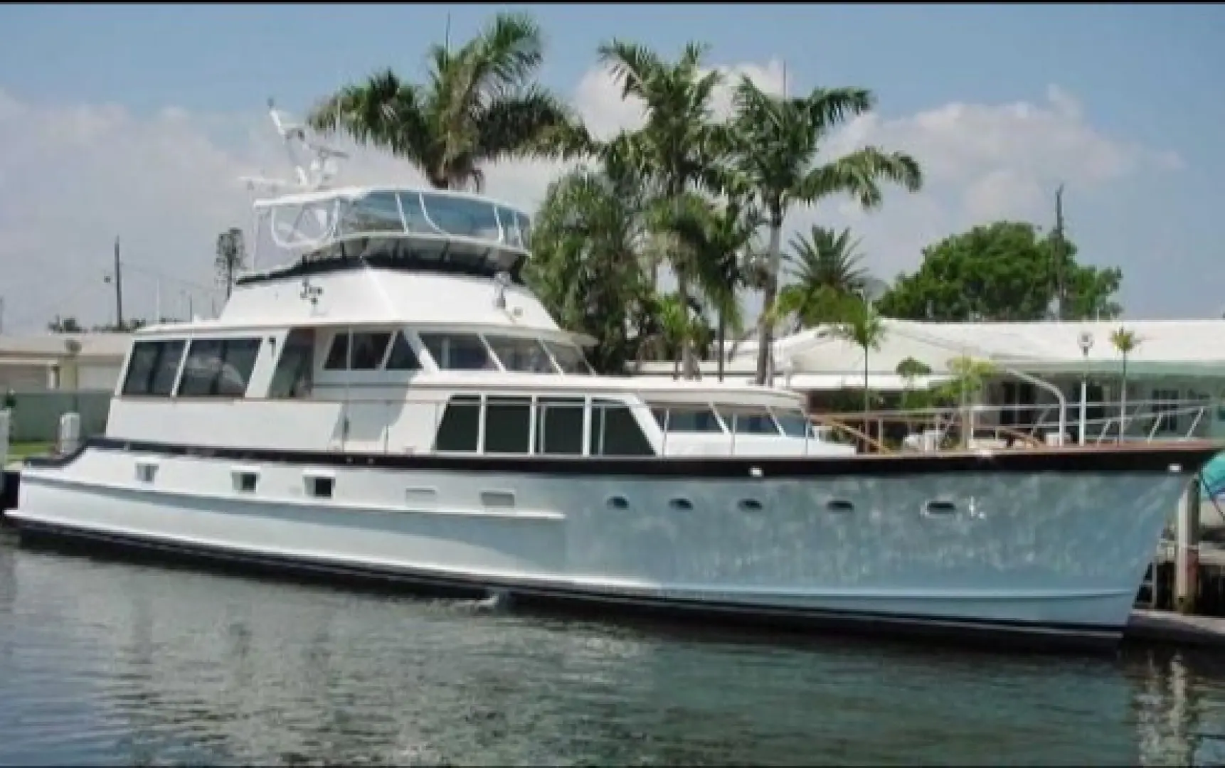 1965 Burger cockpit flybridge motor yacht