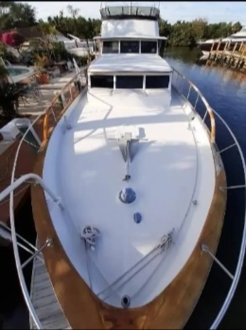 1965 Burger cockpit flybridge motor yacht