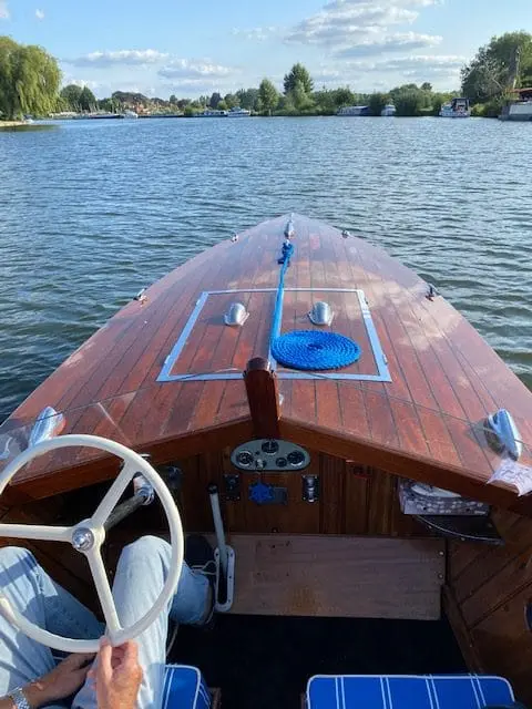 1962 Andrews slipper stern launch