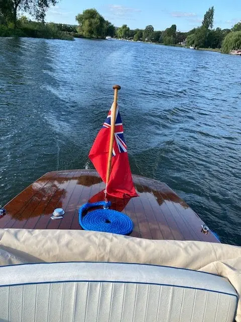 1962 Andrews slipper stern launch