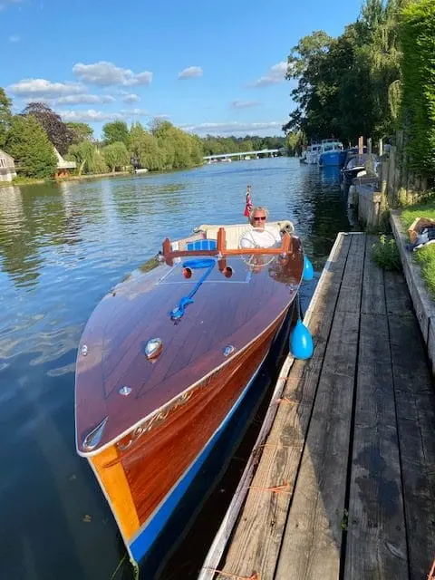 1962 Andrews slipper stern launch