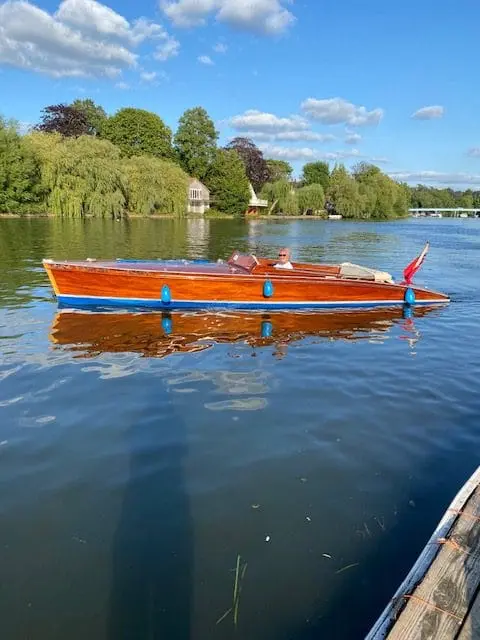 1962 Andrews slipper stern launch