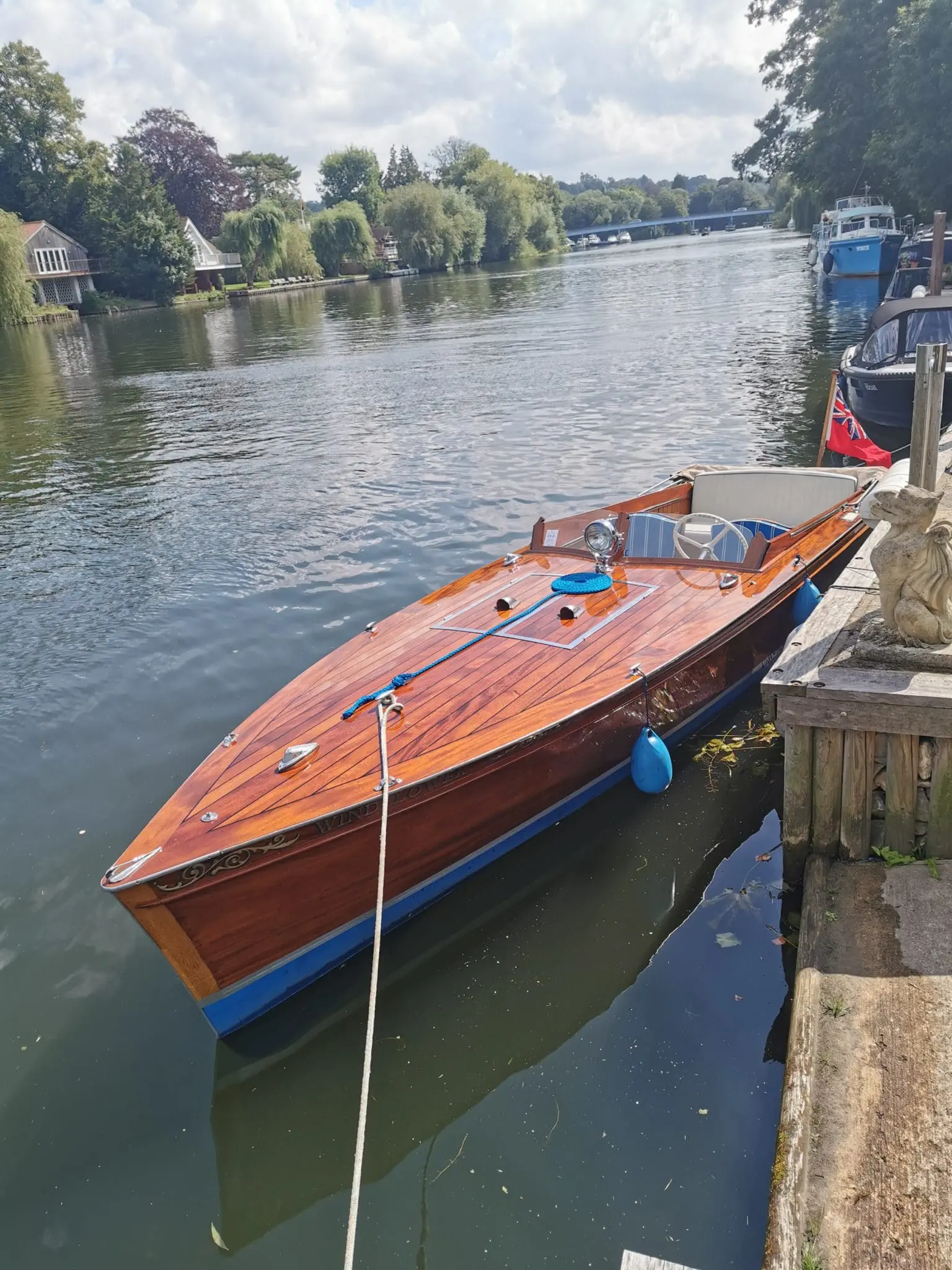 1962 Andrews slipper stern launch