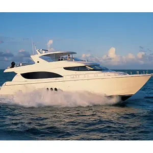 2006 Hatteras 80 Enclosed Bridge Skylounge