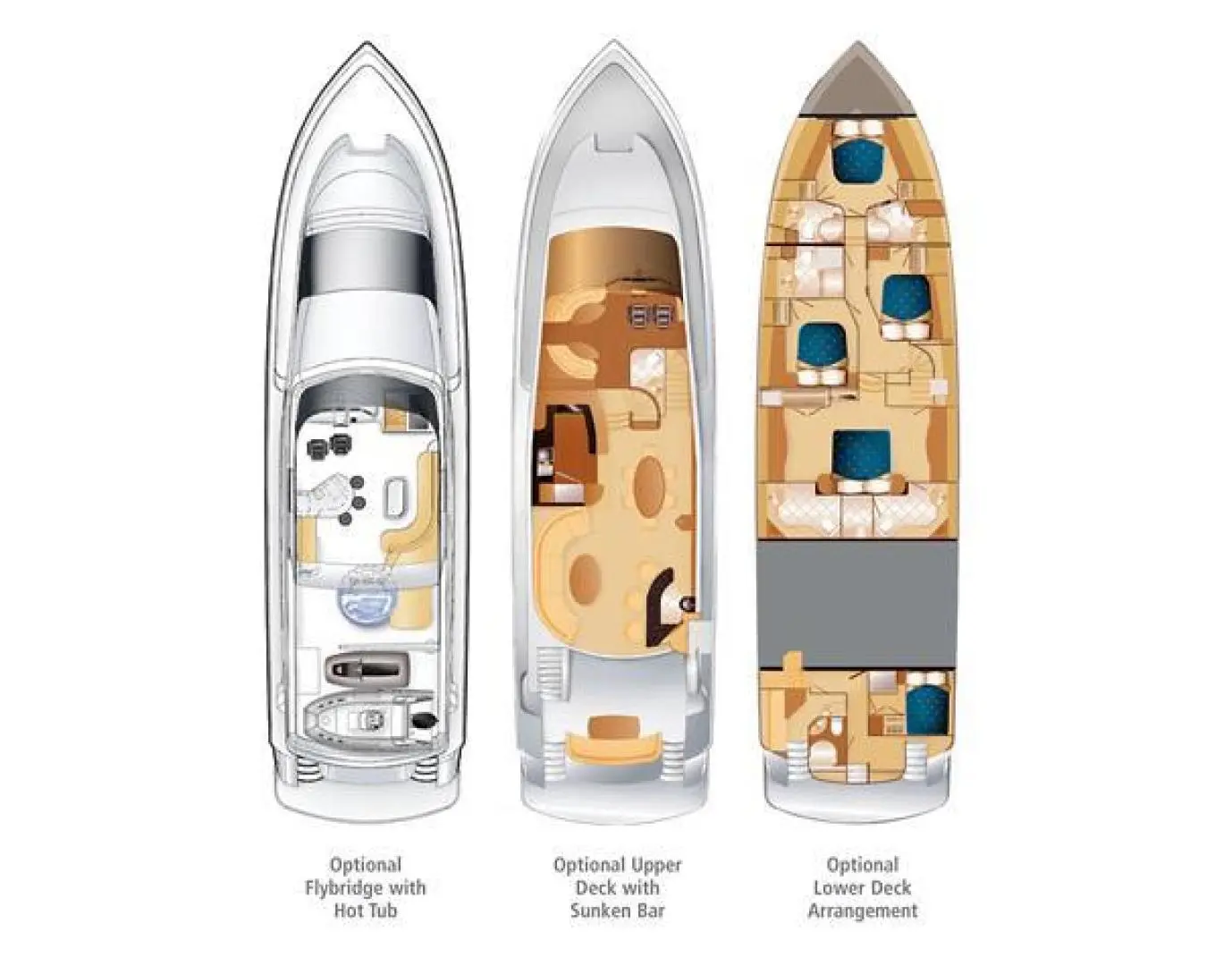 2006 Hatteras 80 enclosed bridge skylounge