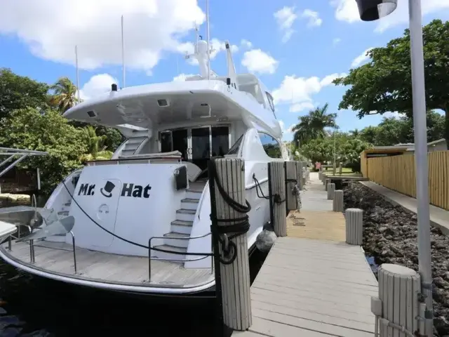 Hatteras 80 Enclosed Bridge Skylounge