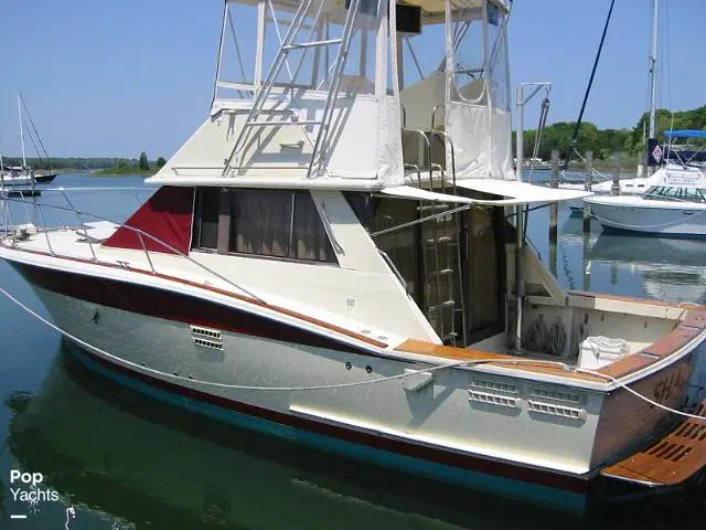 1983 Trojan 36 flybridge convertible