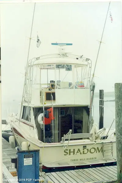 1983 Trojan 36 flybridge convertible