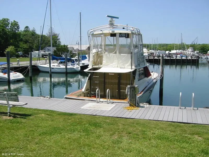 1983 Trojan 36 flybridge convertible