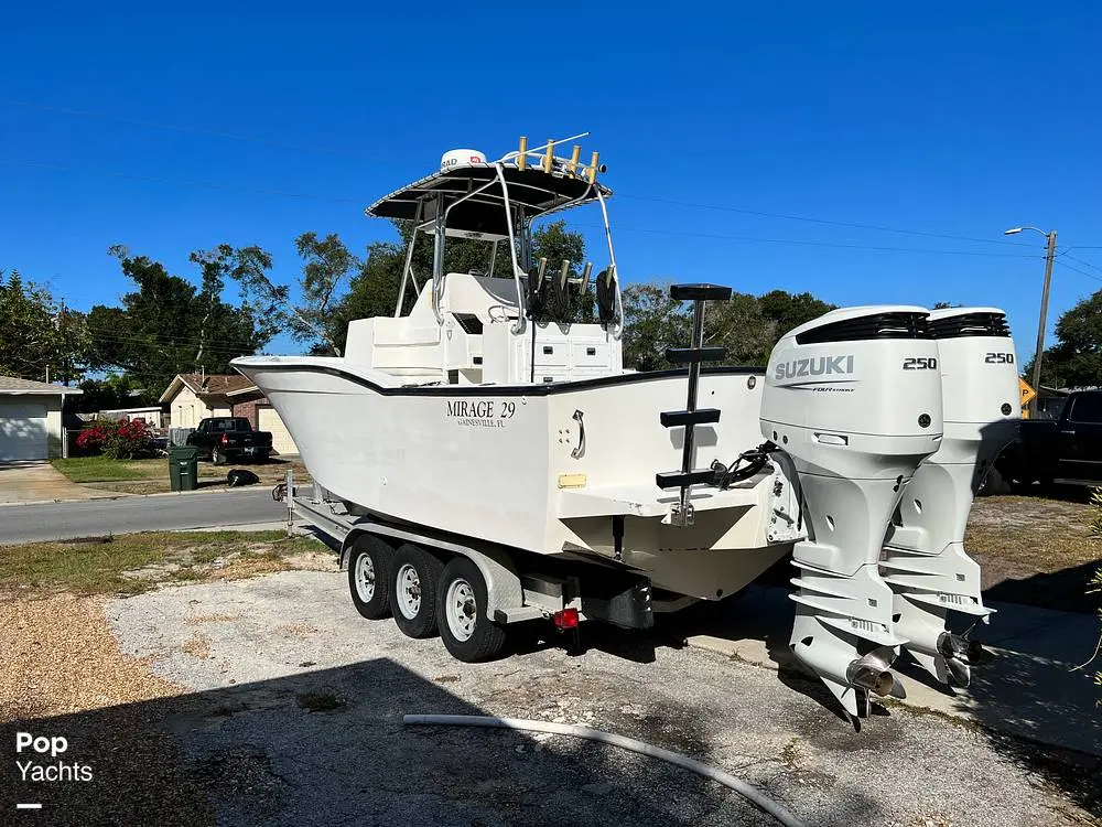 1998 Mirage 29 sport fishing