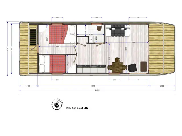 Nordic Season NS 40 Eco 36m2 Houseboat