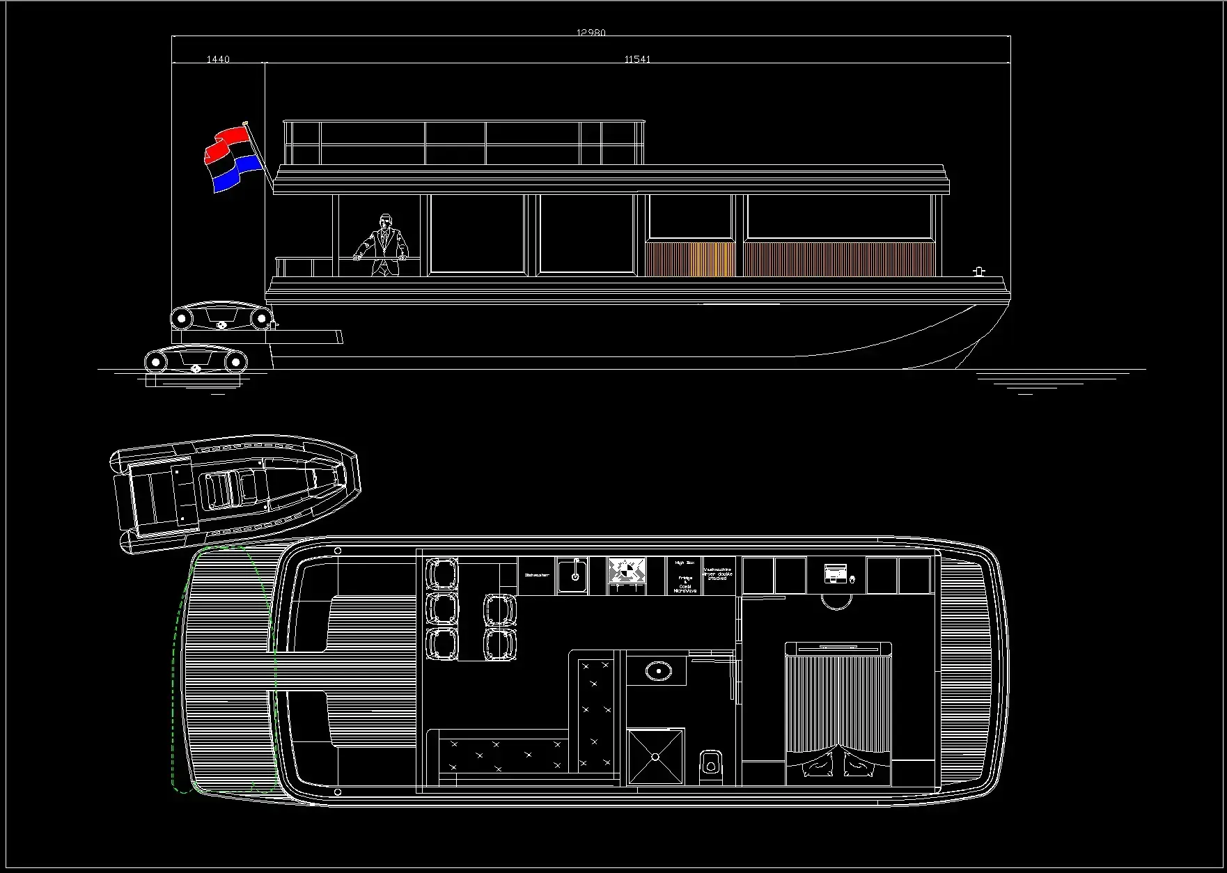 2024 Performance m-420 houseboat single level