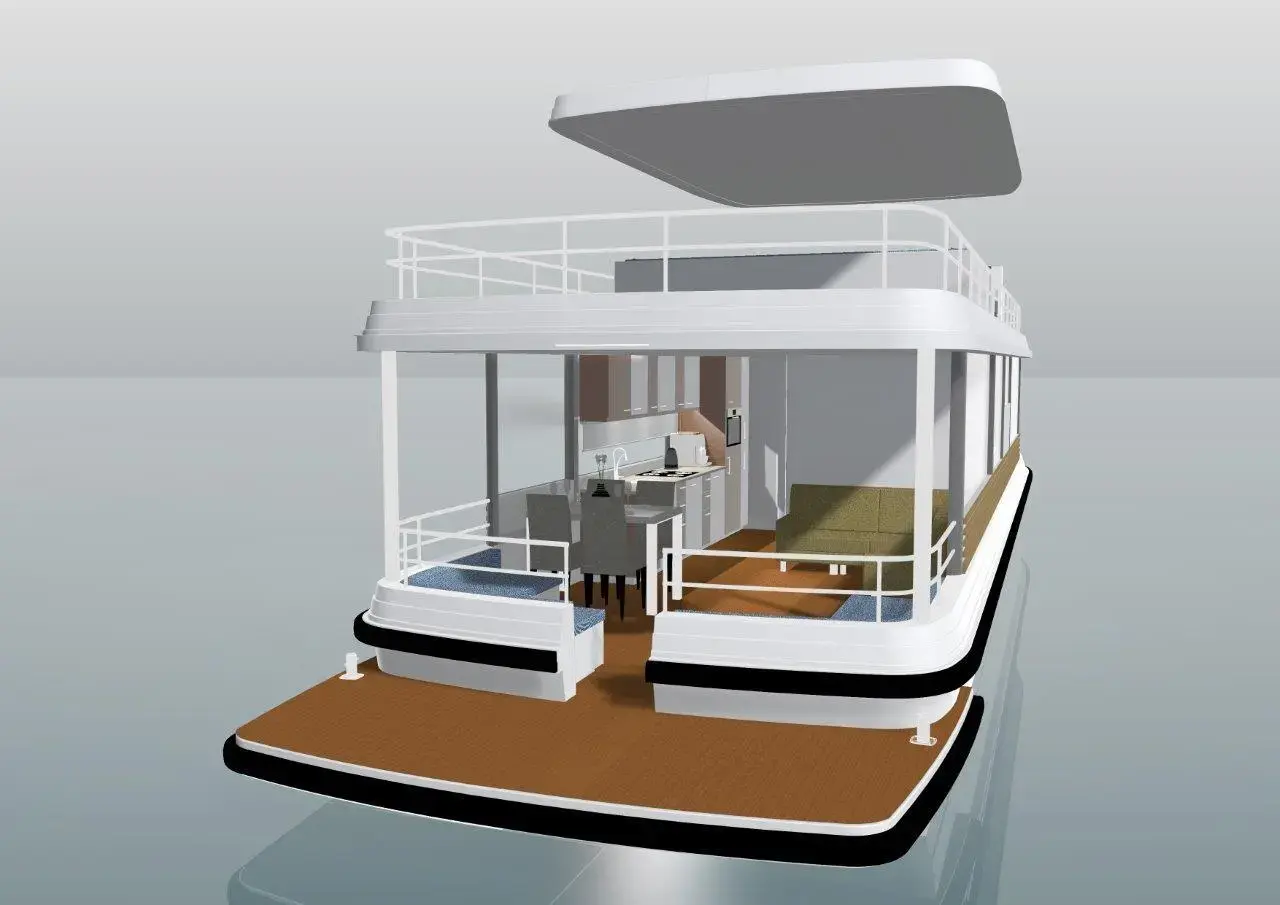 2024 Performance m-420 houseboat single level