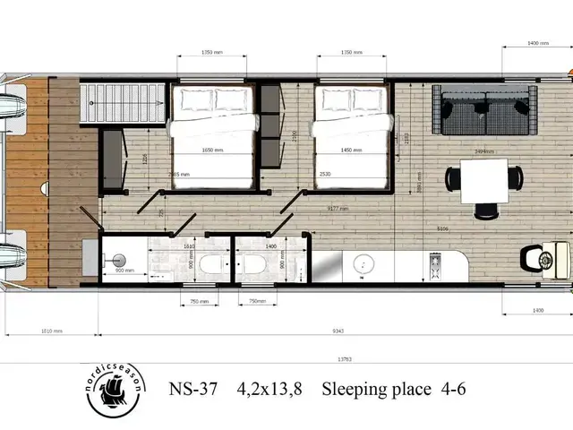 Nordic Season NS 47 Sea37 CE-C Special Houseboat