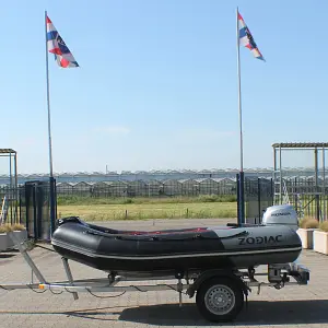 2021 Zodiac Open 3.1 Zwart Donker Grijs (incl. Motor &Trailer)