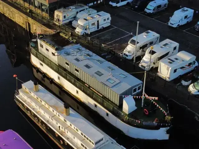 Converted Grain Barge Hotel Boat