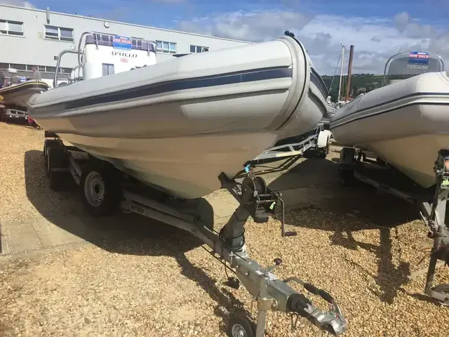 Ballistic Used  7.8M RIB with Evinrude Etec 250HP Outboard Engine and Trailer