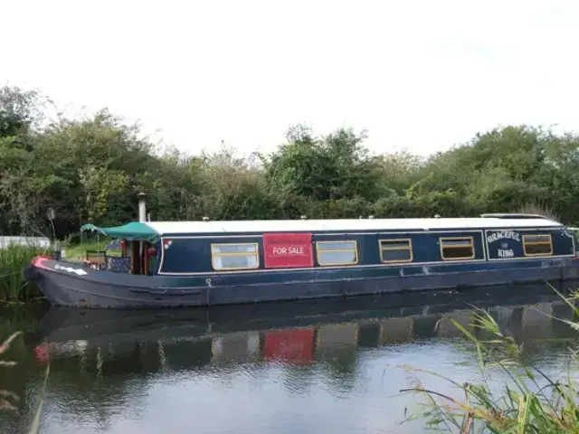 Steel boats Boston Widebeam 55ft Liveaboard Barge