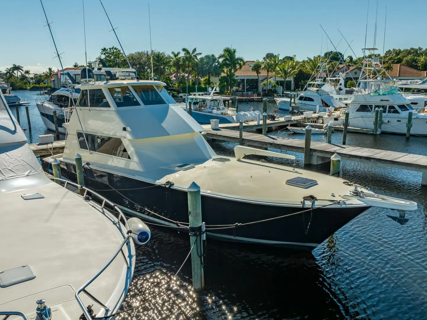 1989 Hatteras convertible