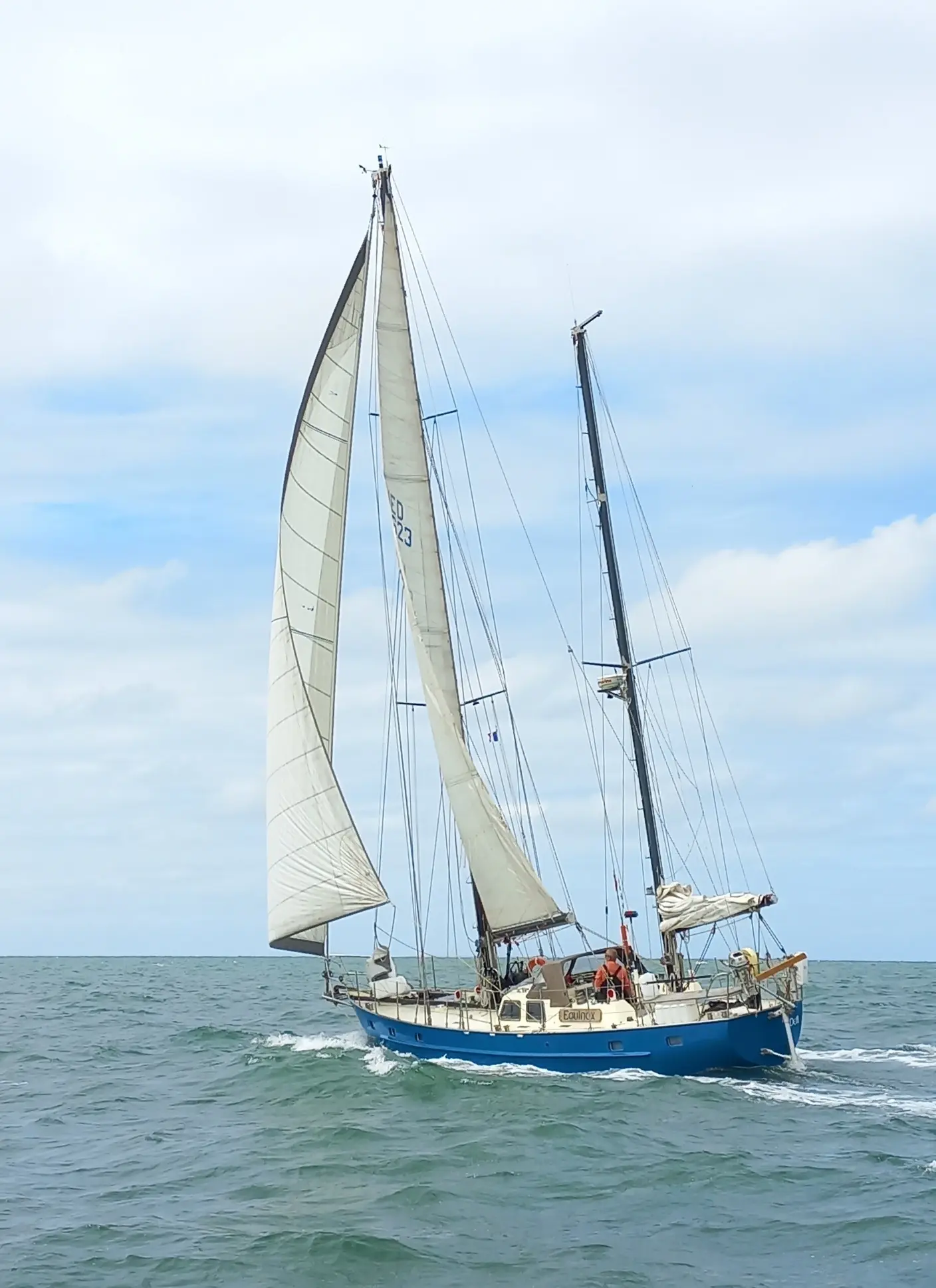 1972 Cape Horn 2 mast ketch getuigd