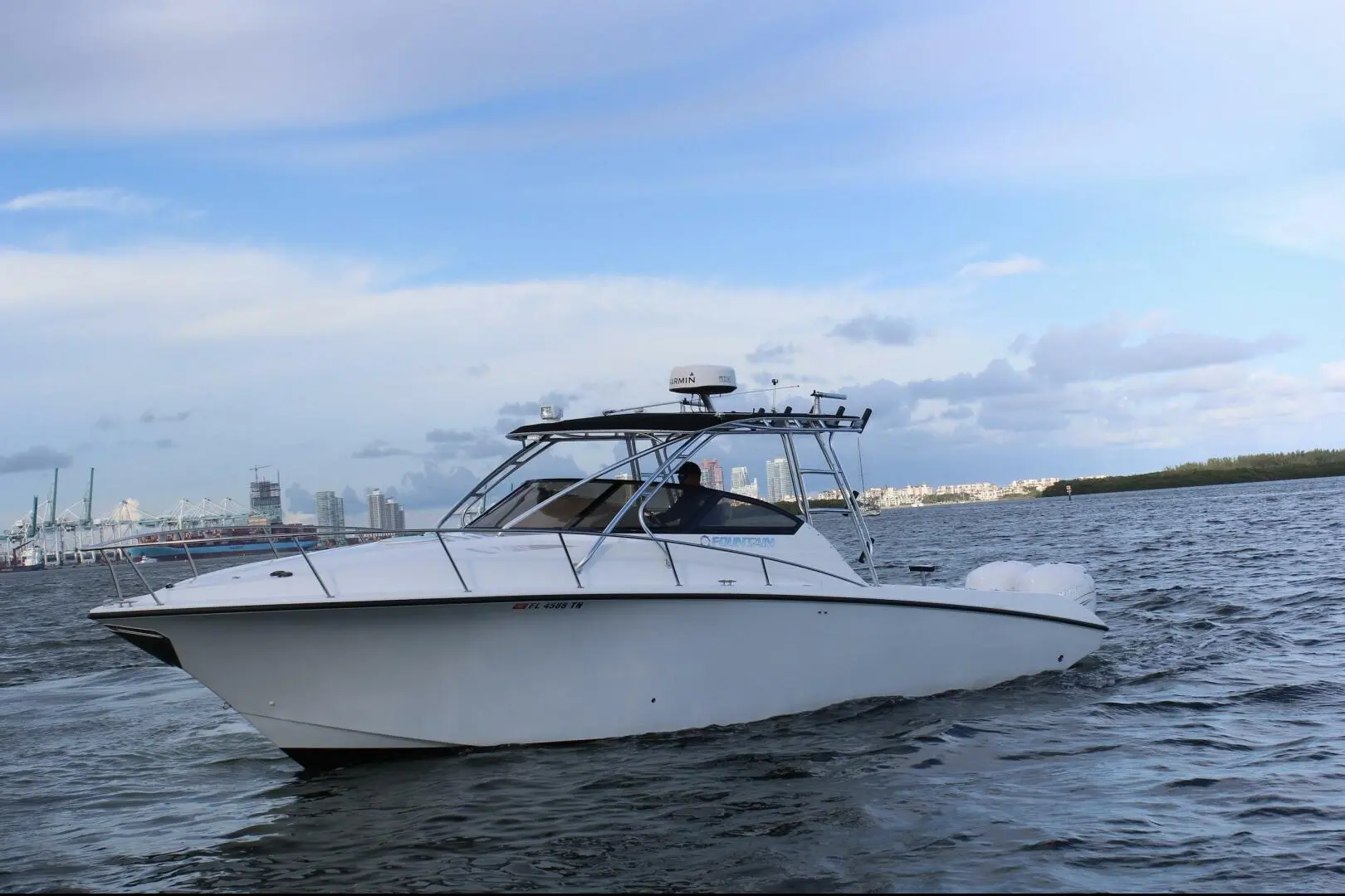 2007 Fountain 33 sportfish cruiser