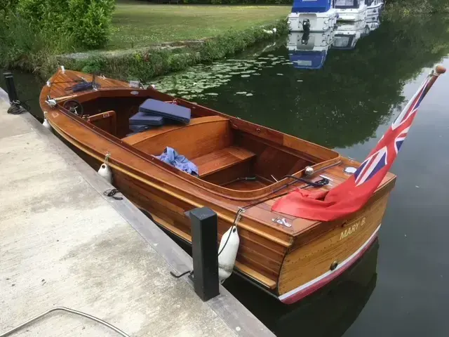 Classic Varnished River Launch