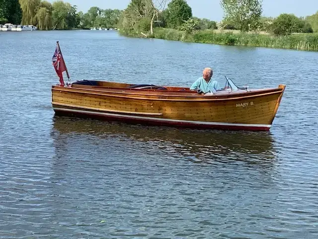 Classic Varnished River Launch