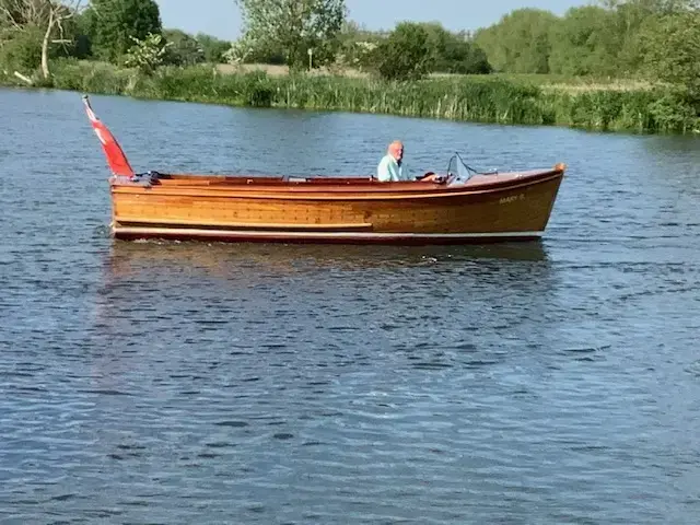 Classic Varnished River Launch