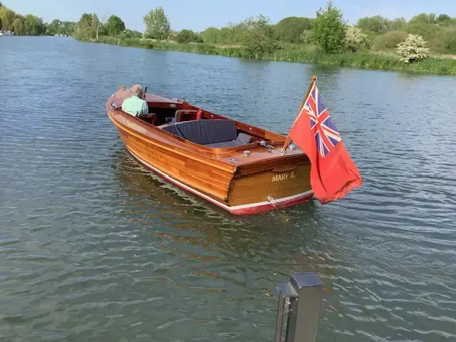 Classic Varnished River Launch