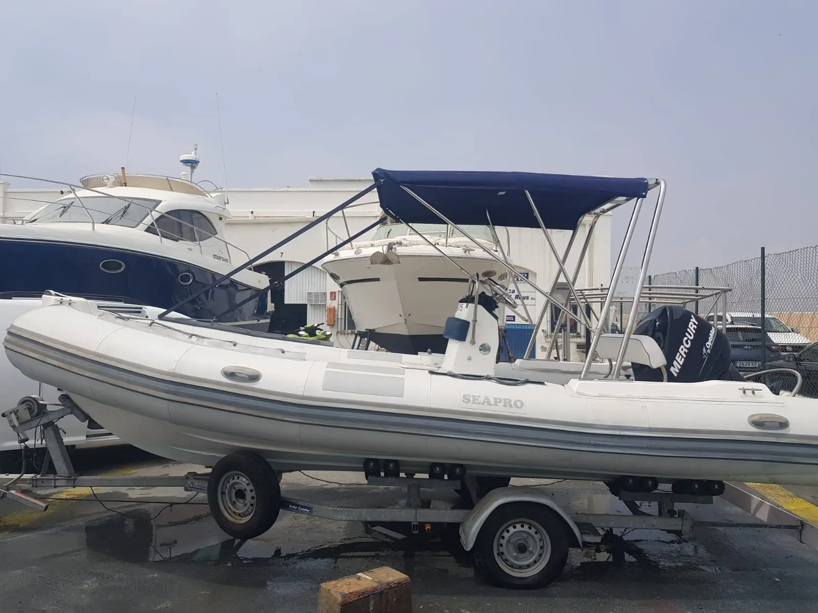 2013 Sea Pro 6.2 centre console rib