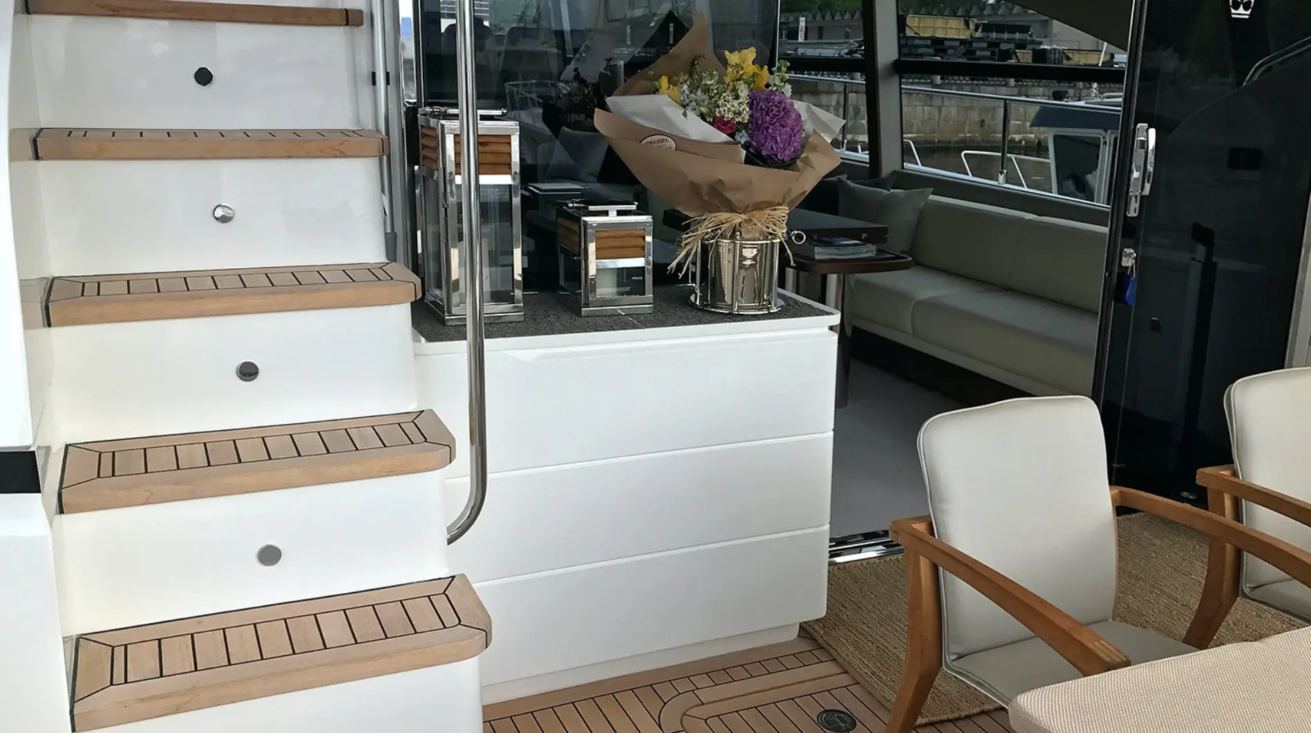 2017 Princess 68 - west nautical