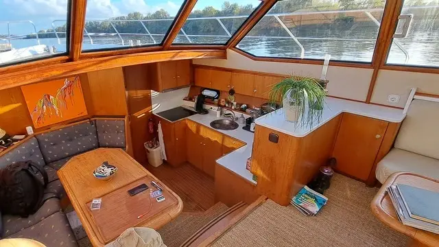 cruiser VAN DER HEIJDEN SHIPYARDS - WAALWIJK  Riverline 1500 cabrio, maritime boat