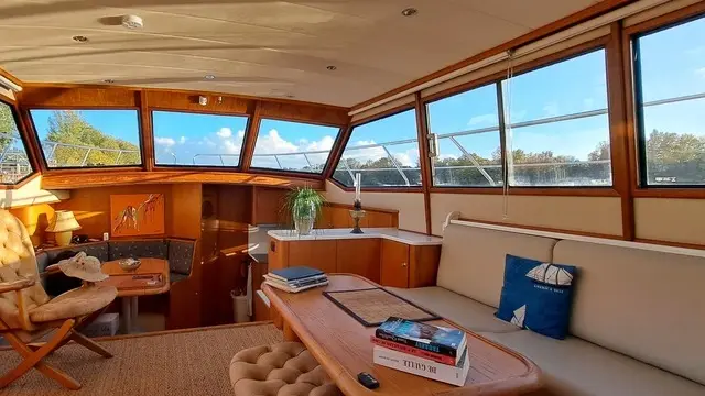 cruiser VAN DER HEIJDEN SHIPYARDS - WAALWIJK  Riverline 1500 cabrio, maritime boat