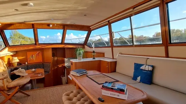 cruiser VAN DER HEIJDEN SHIPYARDS - WAALWIJK  Riverline 1500 cabrio, maritime boat